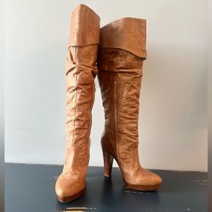 Tall camel color Jessica Simpson boots